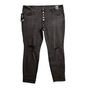 Silver Jeans Women's Boyfriend Jeans in Black